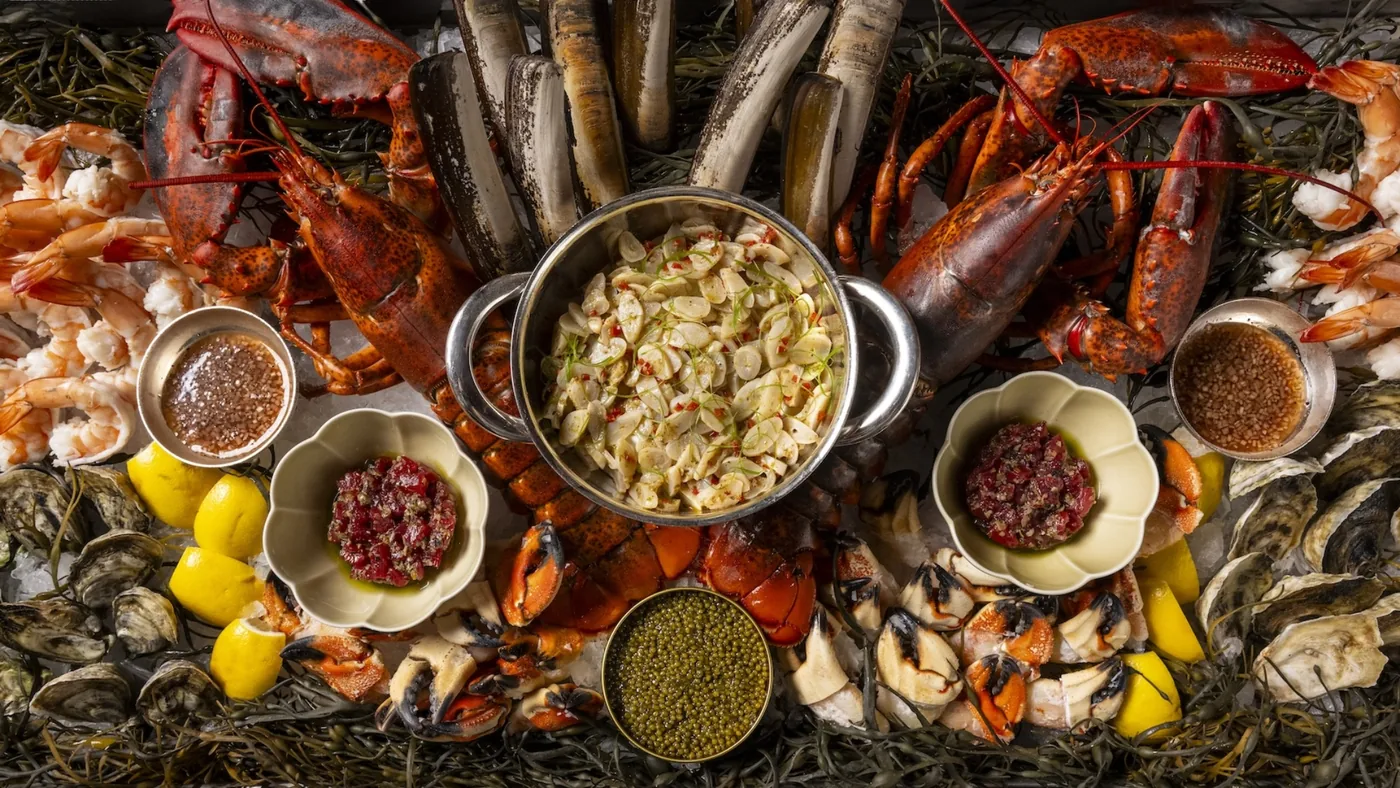Crane Club - raw bar cart
