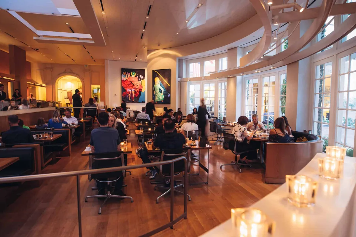 CUT Beverly Hills - dining room evening service