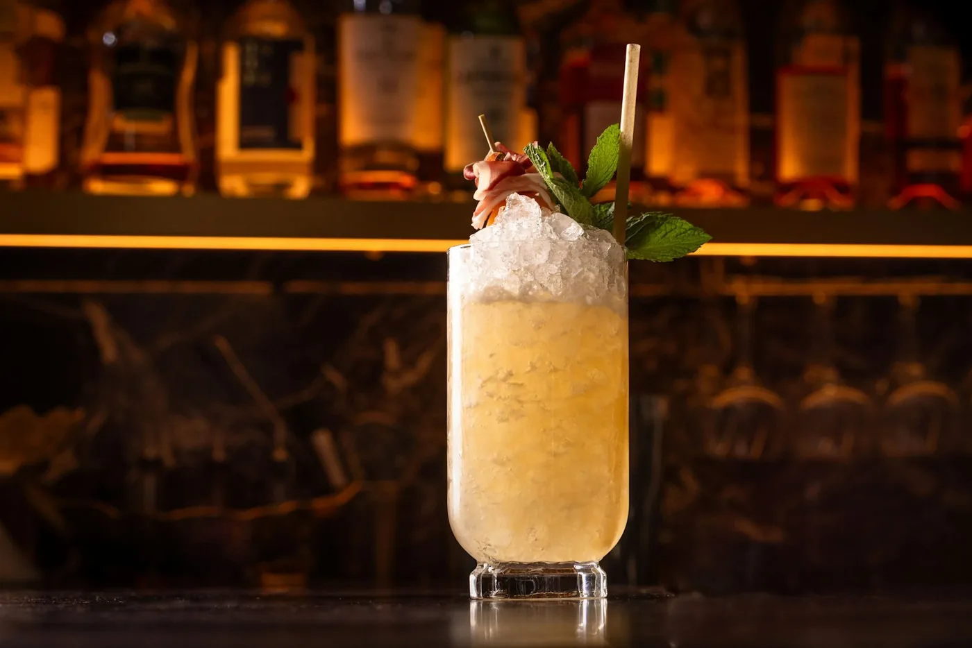 Don Angie - cocktail at bar