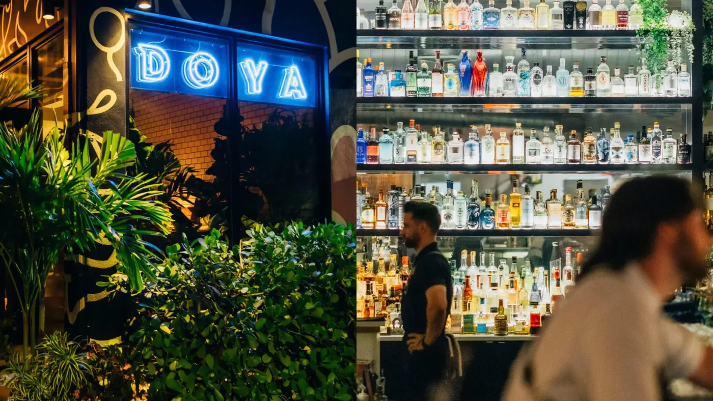 Doya - neon bar