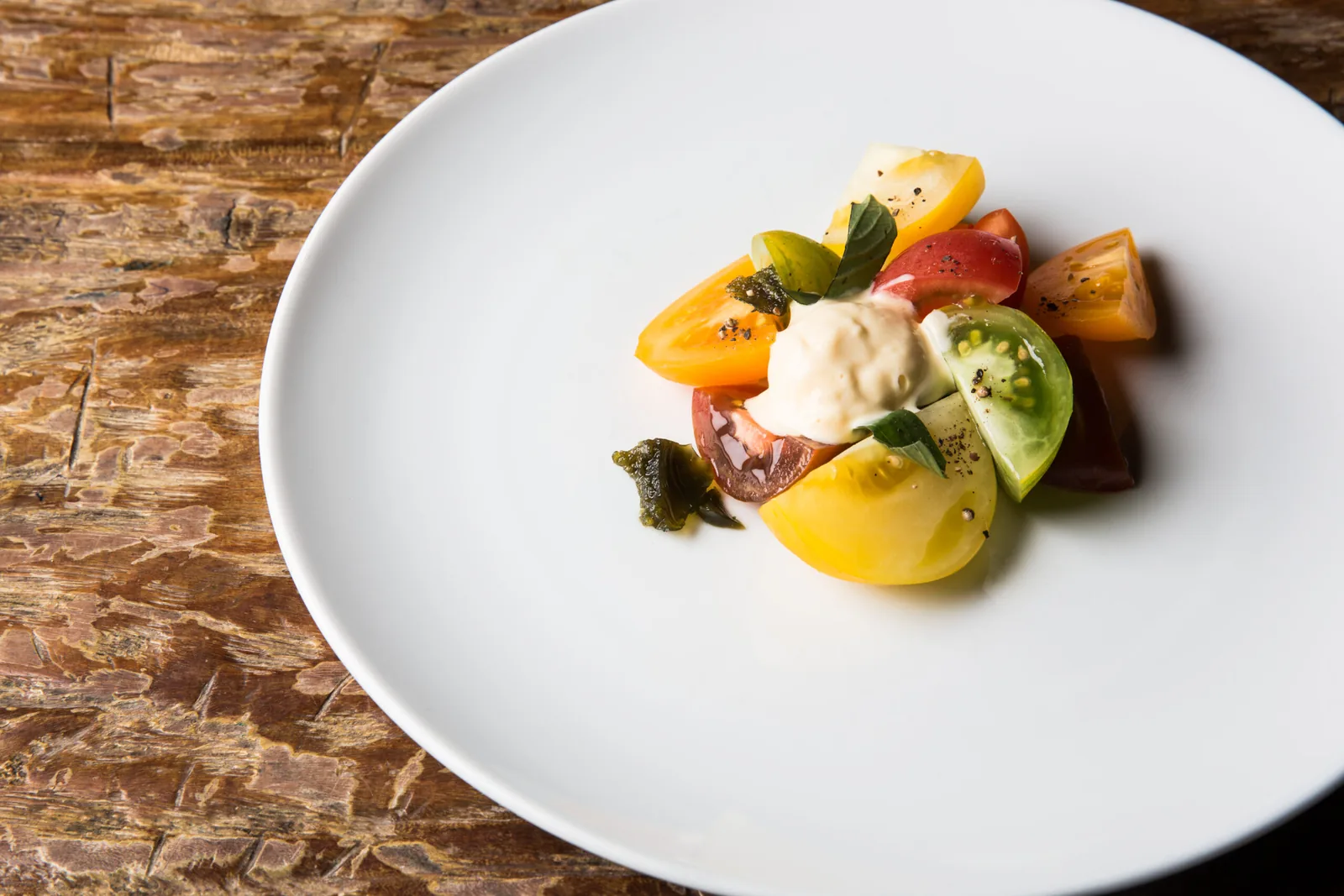 Eat Me - heirloom tomato dish