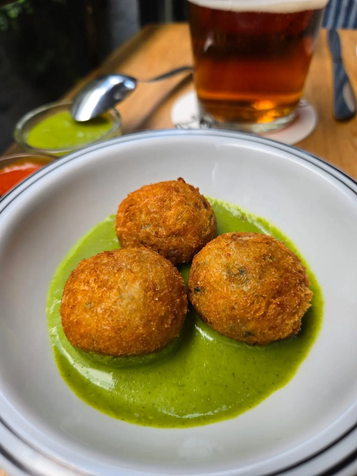 El Tigre Silencioso - croquetas in salsa verde