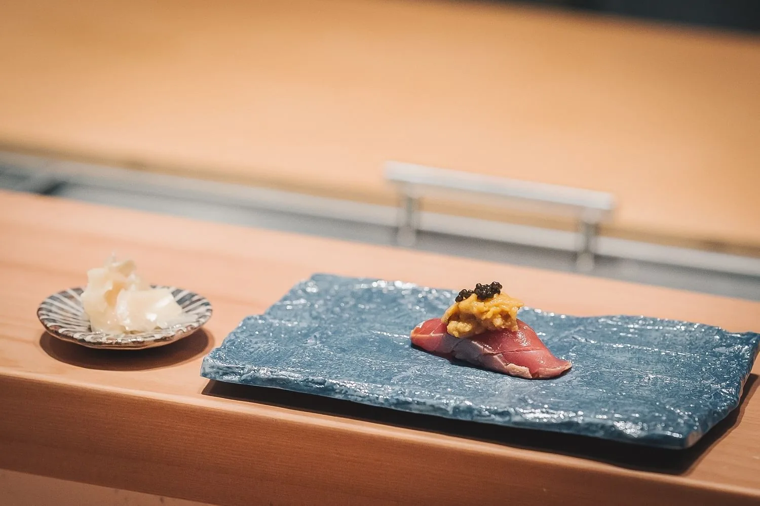 Elements, Inspired by Ciel Bleu - tasting course on slate