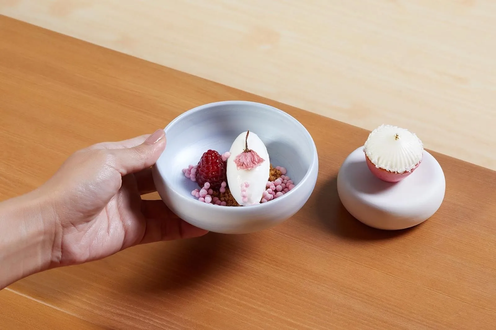 Elements, Inspired by Ciel Bleu - dessert plating