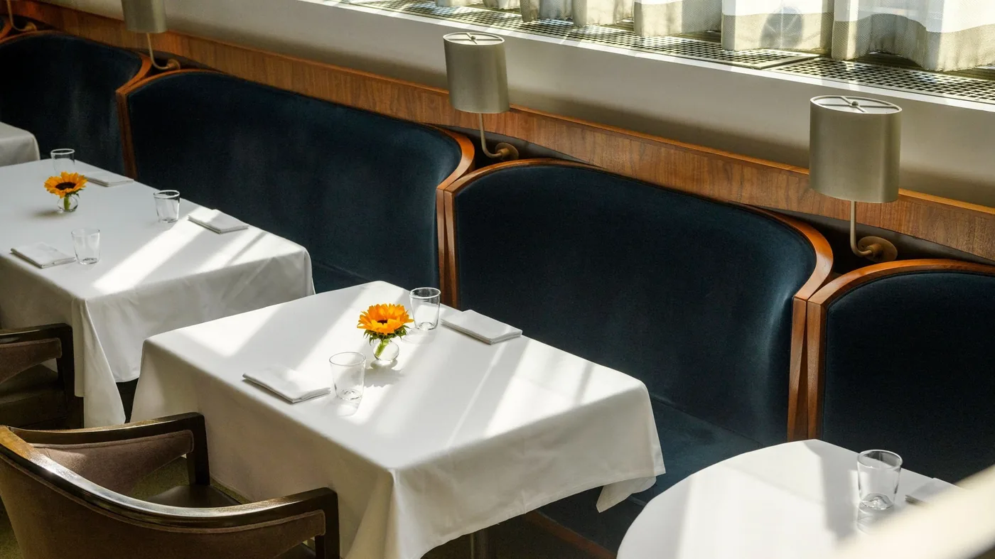 Eleven Madison Park - table setting