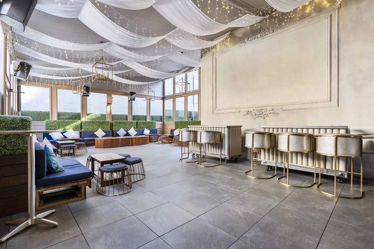 Elsie Rooftop - draped terrace
