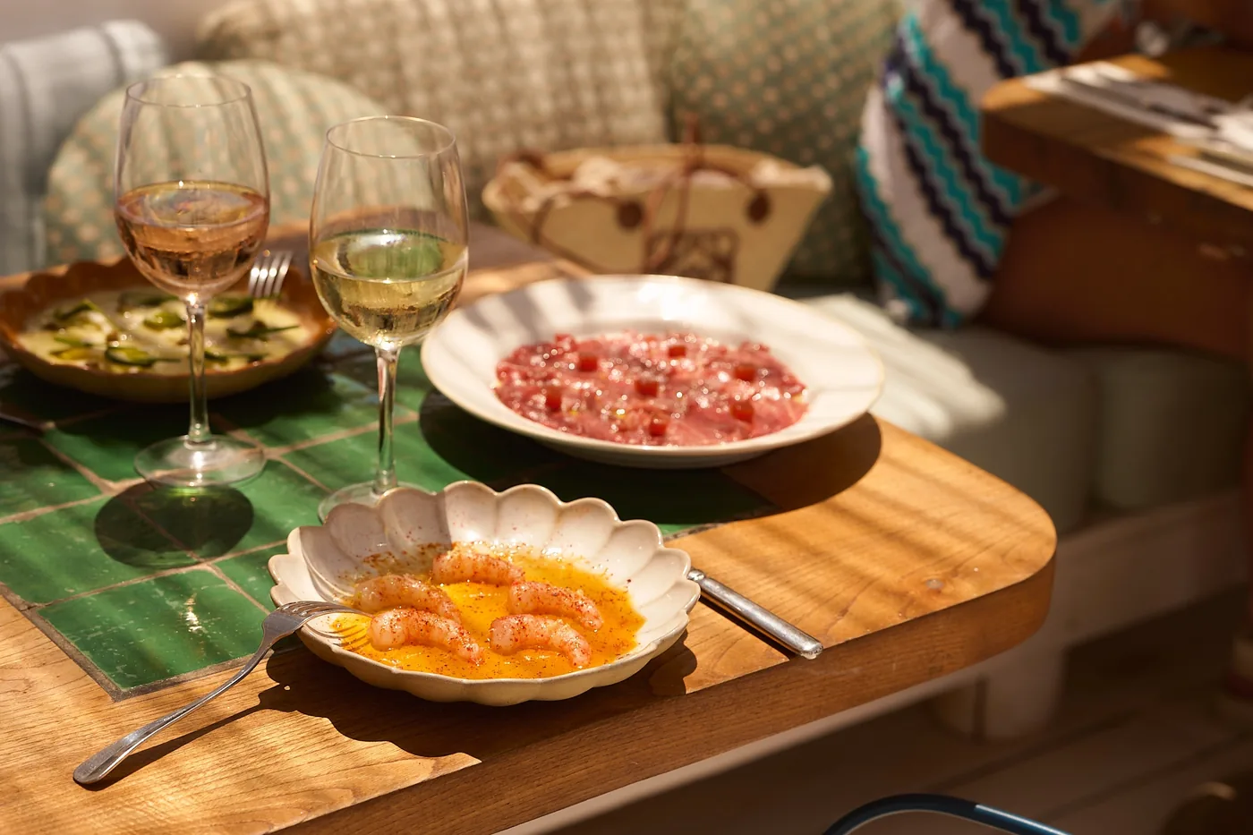 Experimental Beach - dining terrace