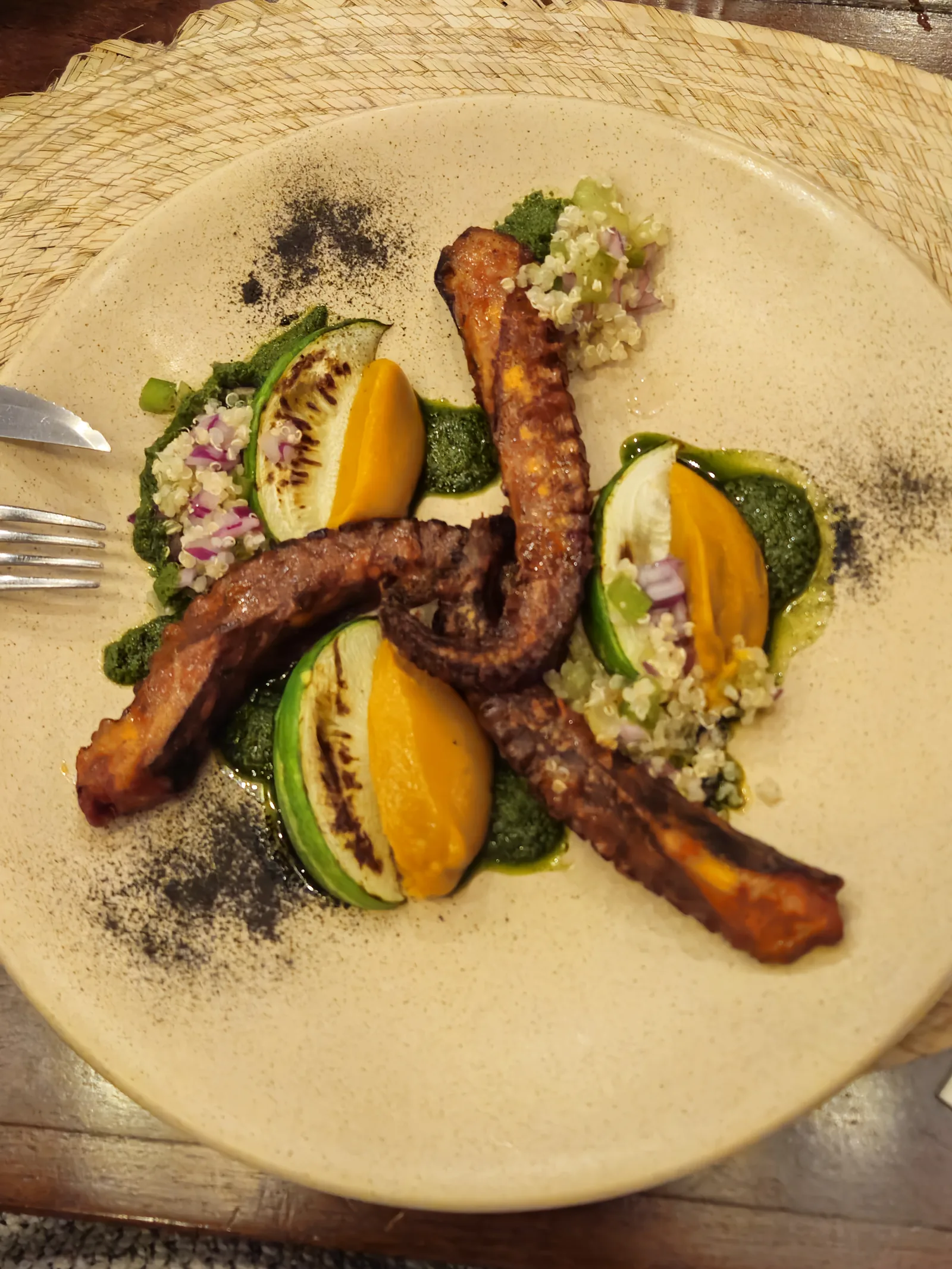 Fonda Fina - dish grilled octopus
