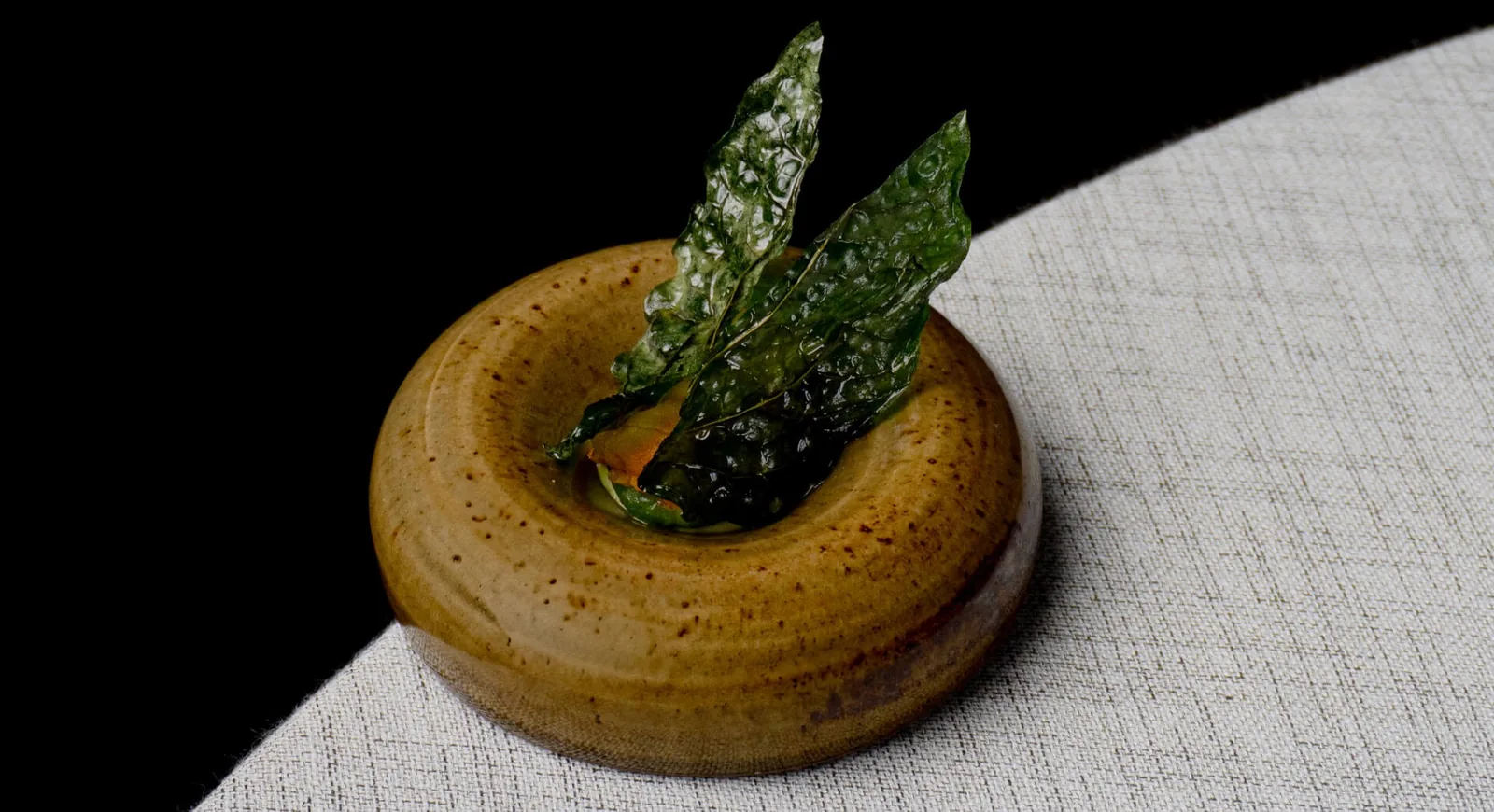 Gaa - plated herb dish