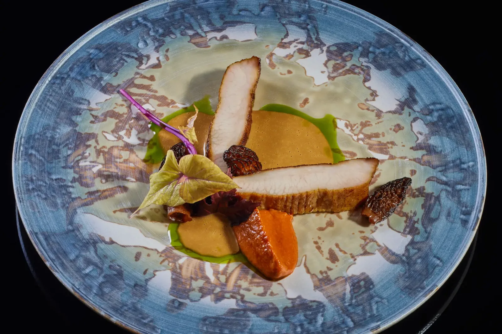 Gaggan at Louis Vuitton - mushroom course