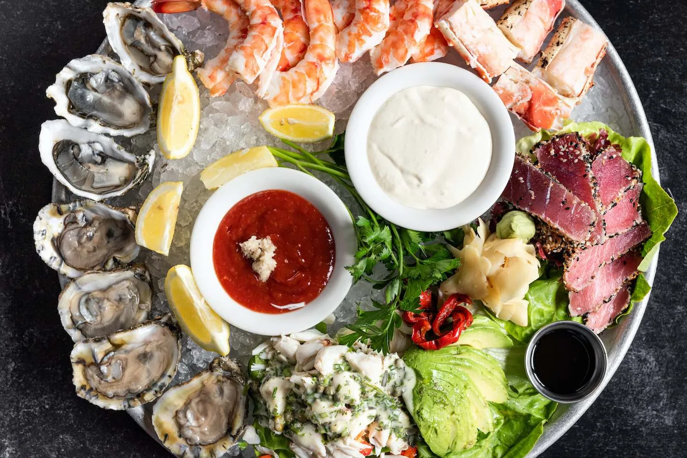 Gibsons Bar & Steakhouse - seafood platter