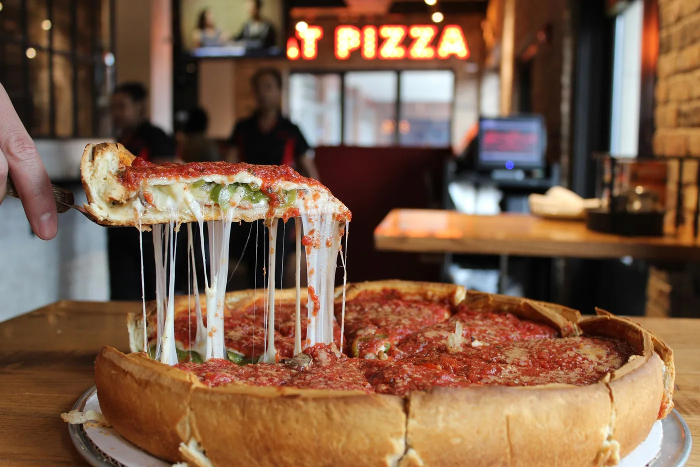 Giordano's - deep dish slice