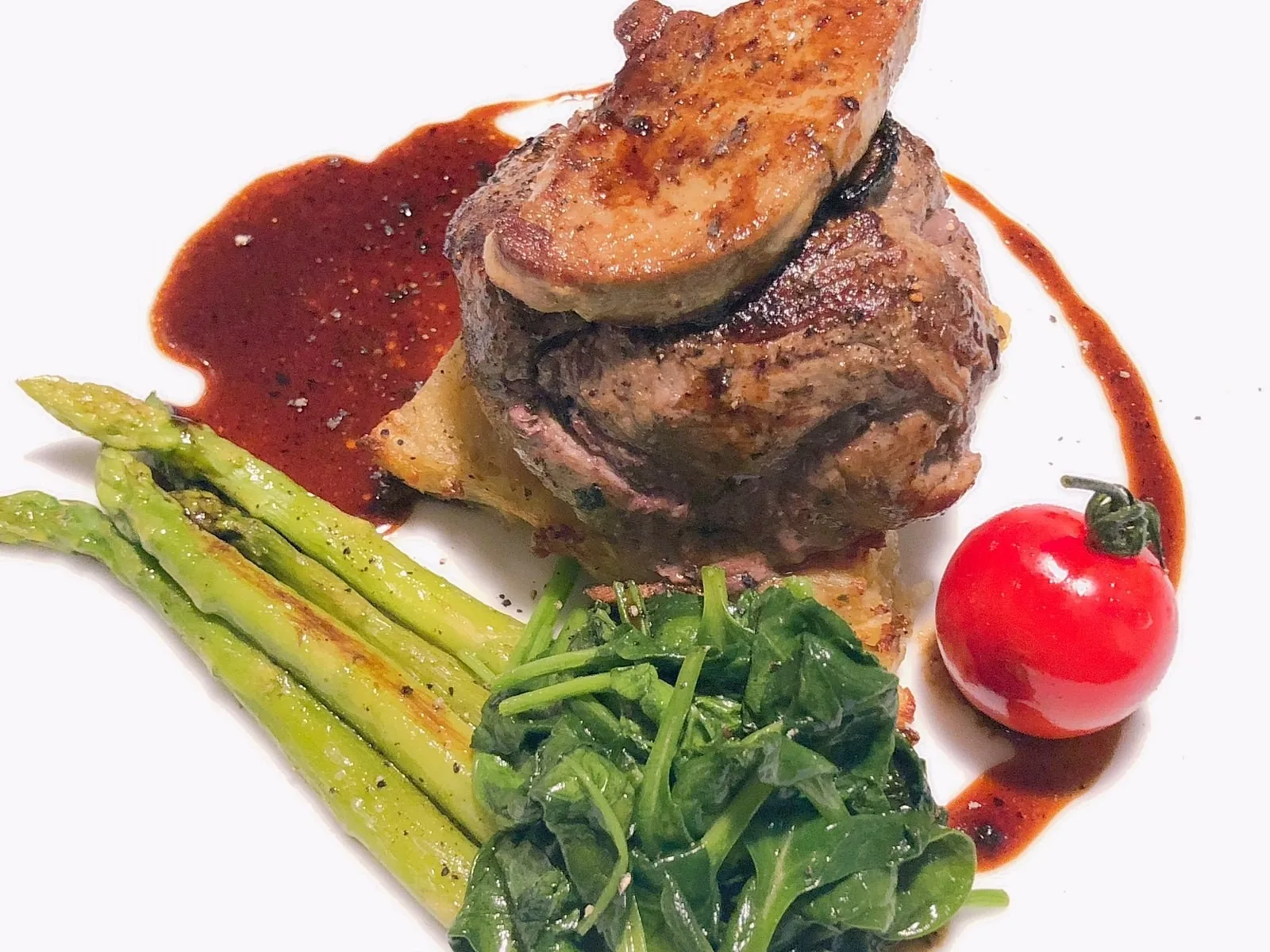 Giorgio's - foie gras beef medallion