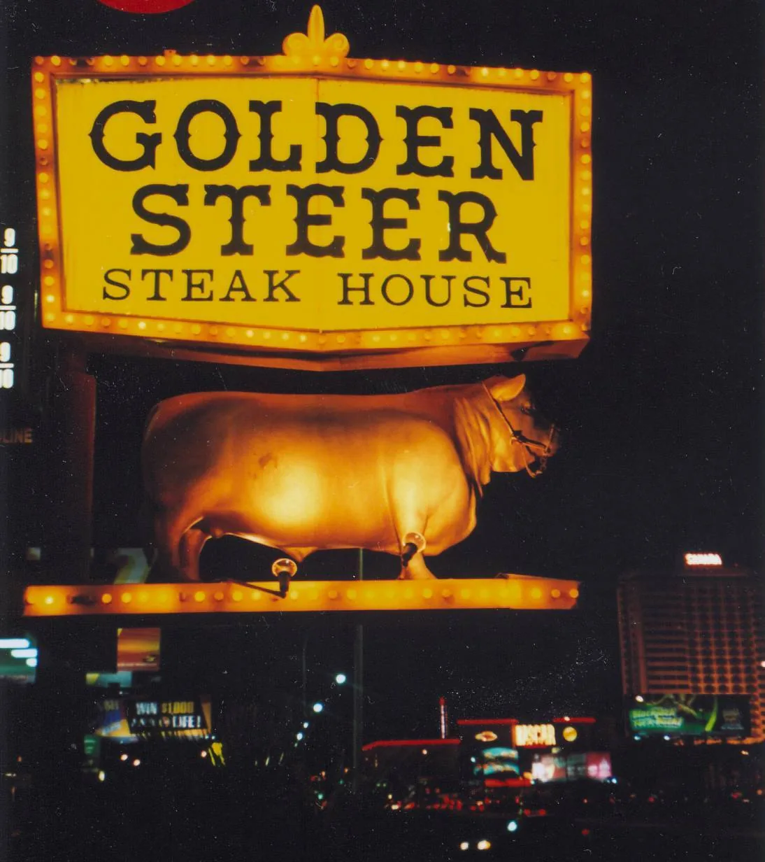 Golden Steer Steakhouse - neon steer sign