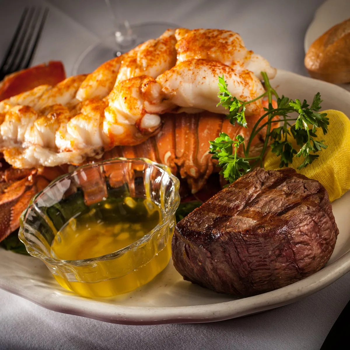 Golden Steer Steakhouse - surf and turf