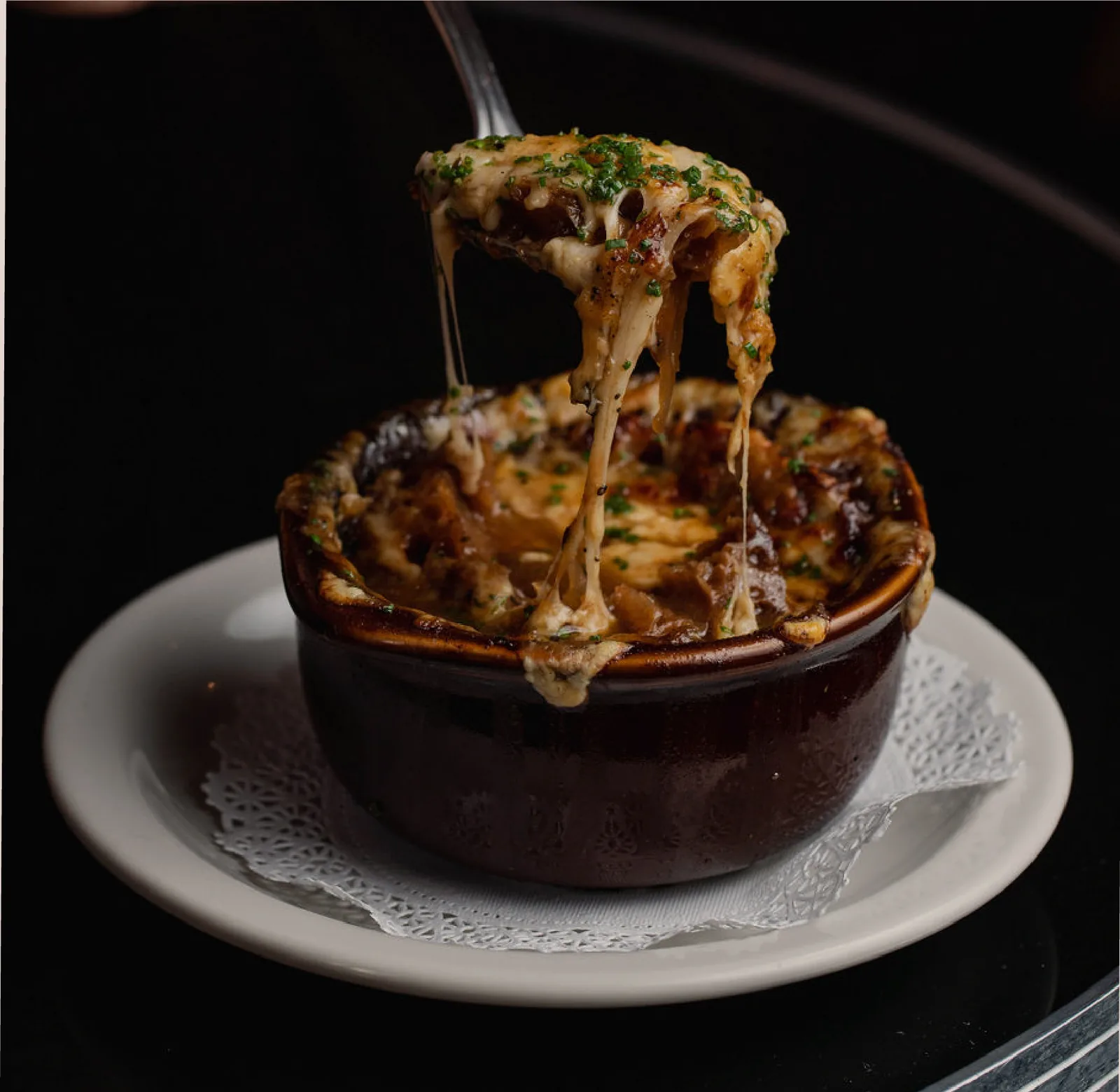 Havre 77 - gratineed french onion soup