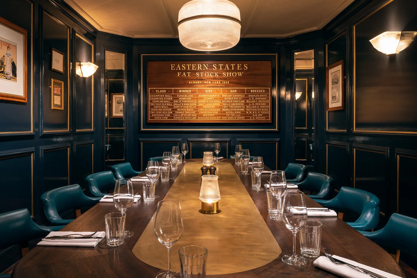 Hawksmoor - private dining room