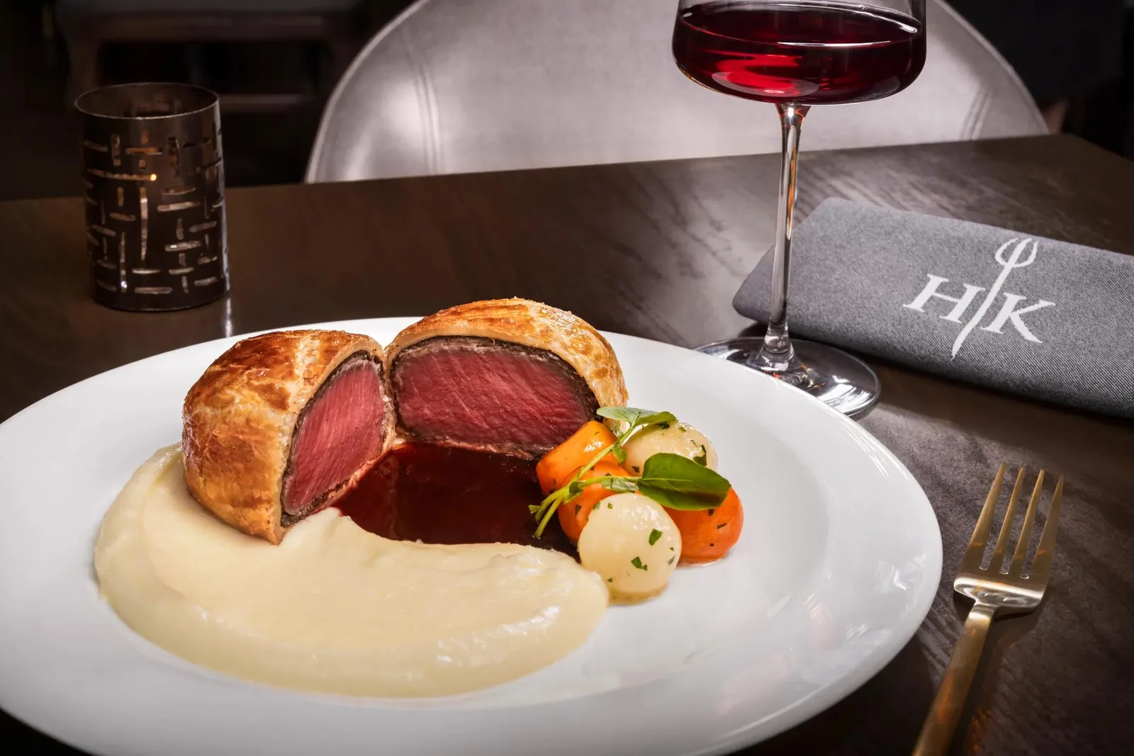 Hell's Kitchen at Caesars Palace - beef wellington