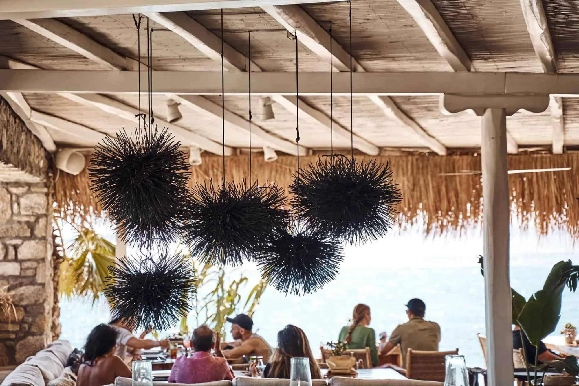 Hippie Fish - covered seaside dining