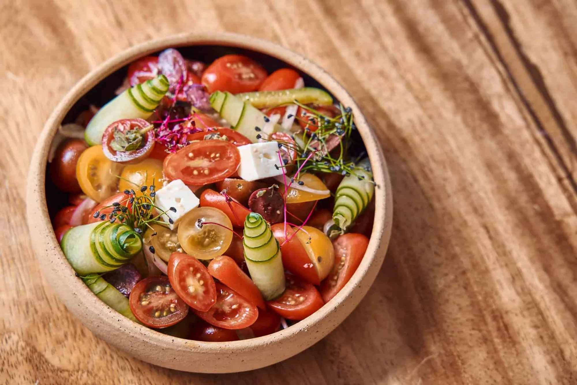 Hippie Fish - greek salad
