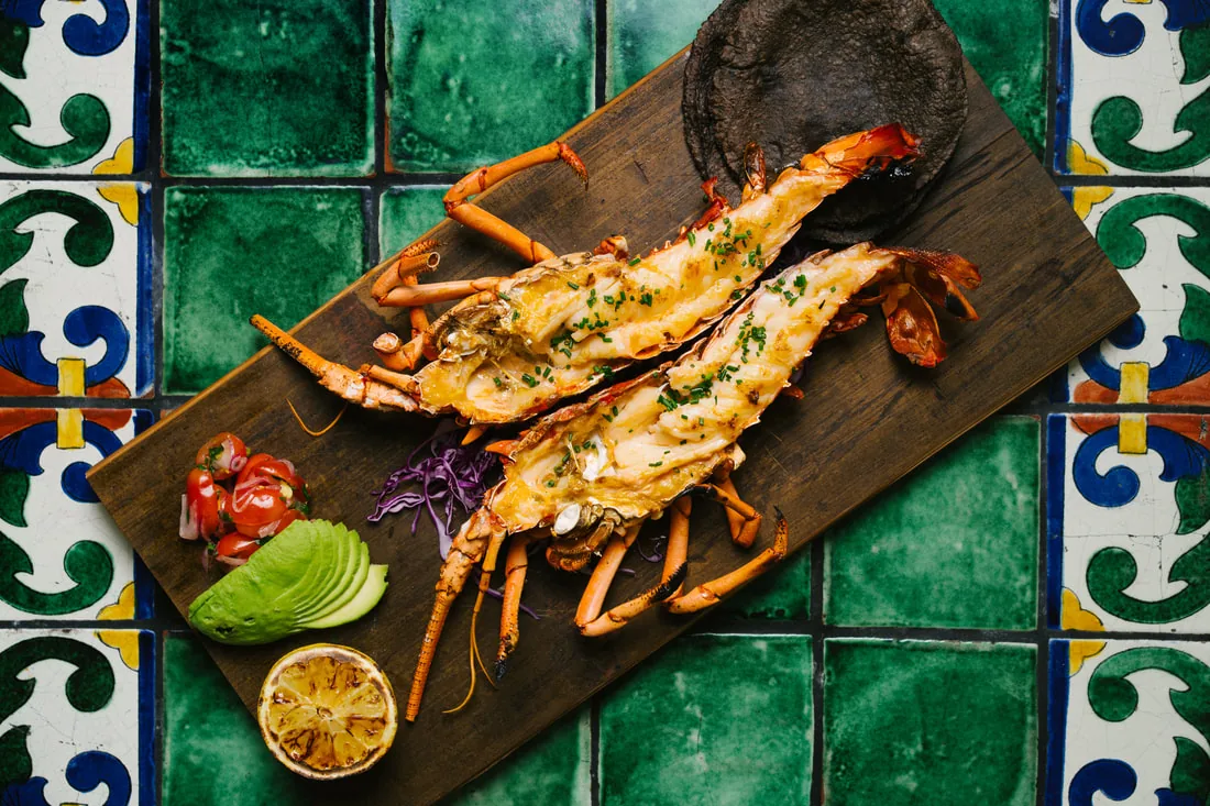 Holbox - langoustines a la talla