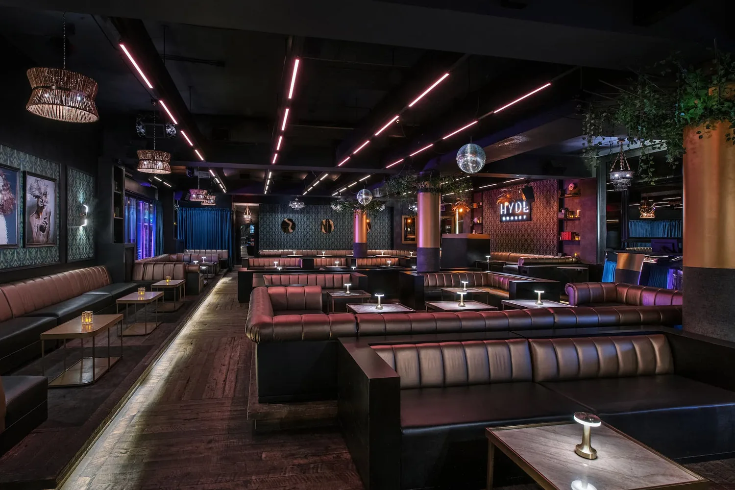 Hyde Sunset - dining room on the Sunset Strip