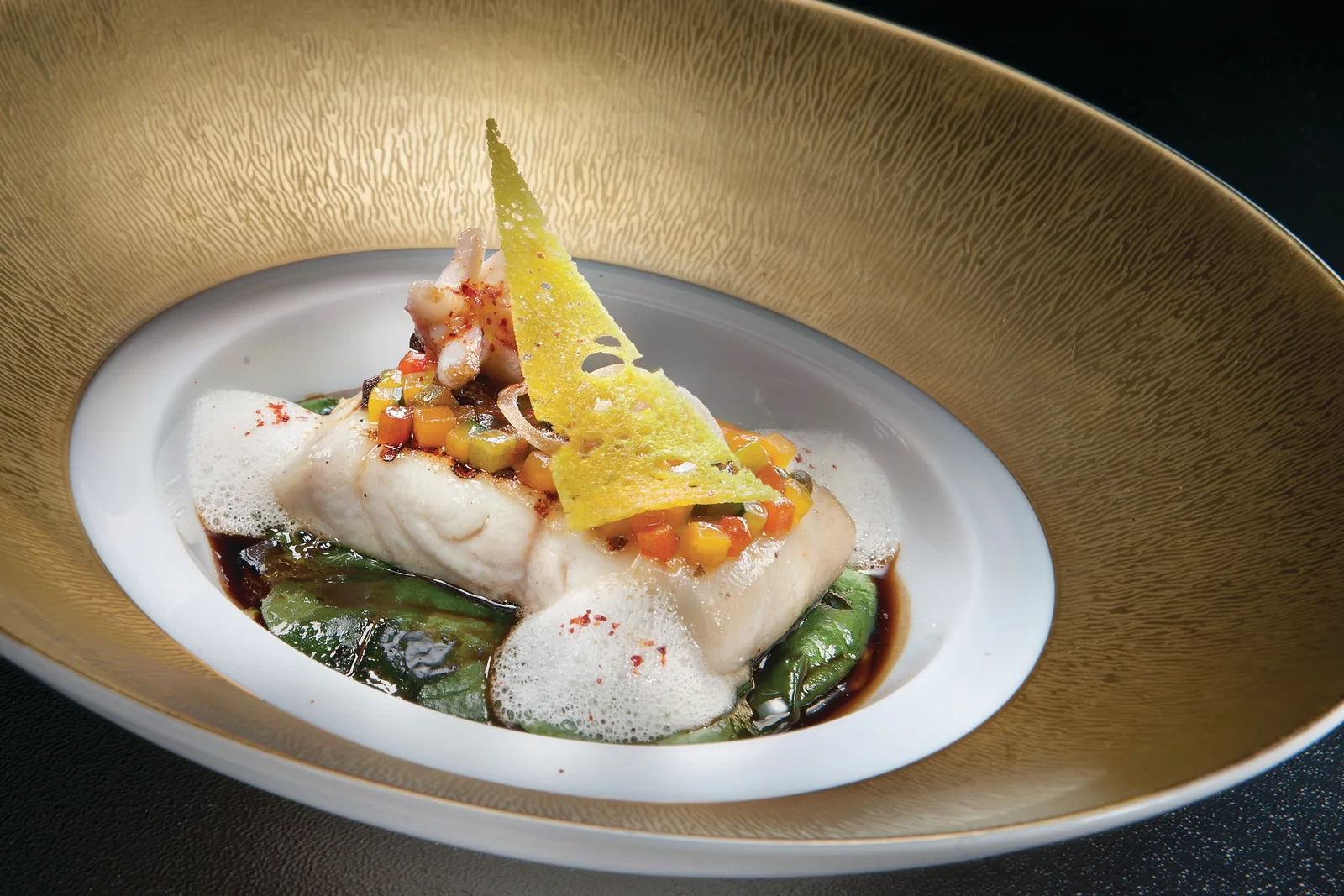 Joel Robuchon at MGM Grand - le bar plate