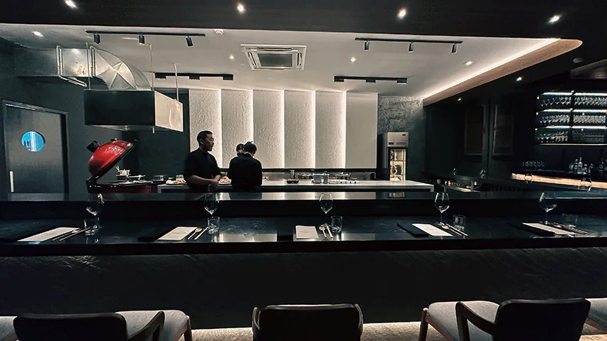 Juksunchae - open kitchen counter