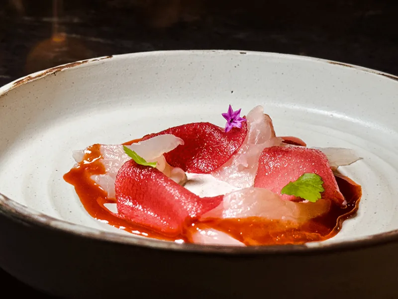 Juksunchae - sashimi plated course
