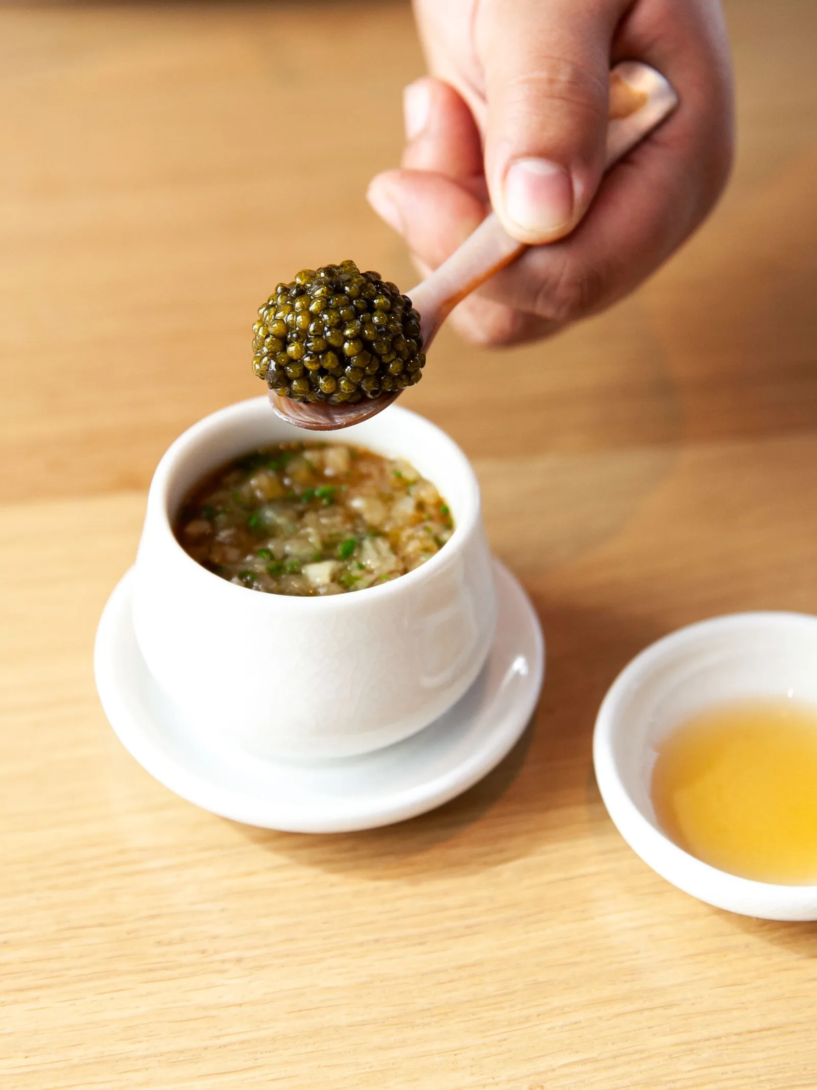Kato - caviar and broth