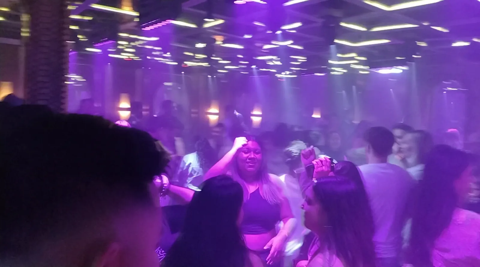 Kennedy Social Room - crowd dancing under purple lights