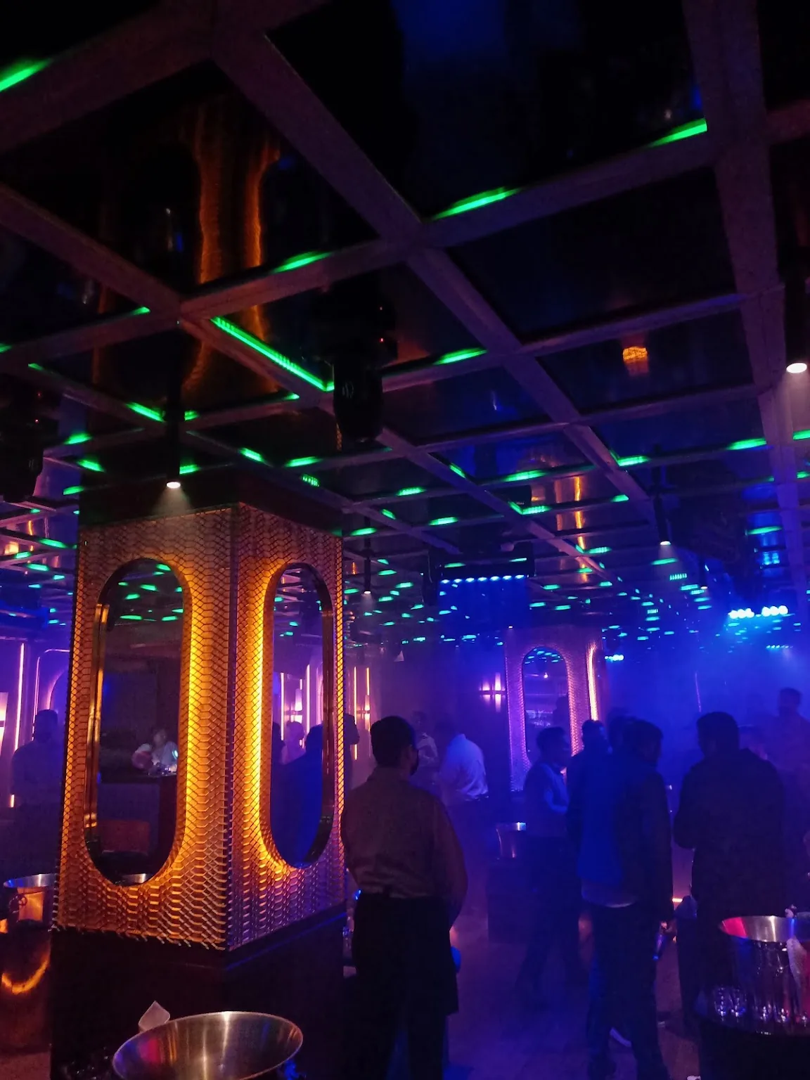 Kennedy Social Room - club interior with laser lighting
