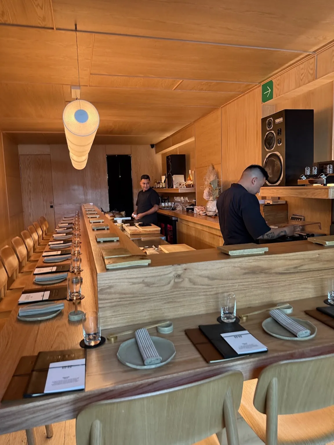 Kill Bill - the robata sushi counter long view