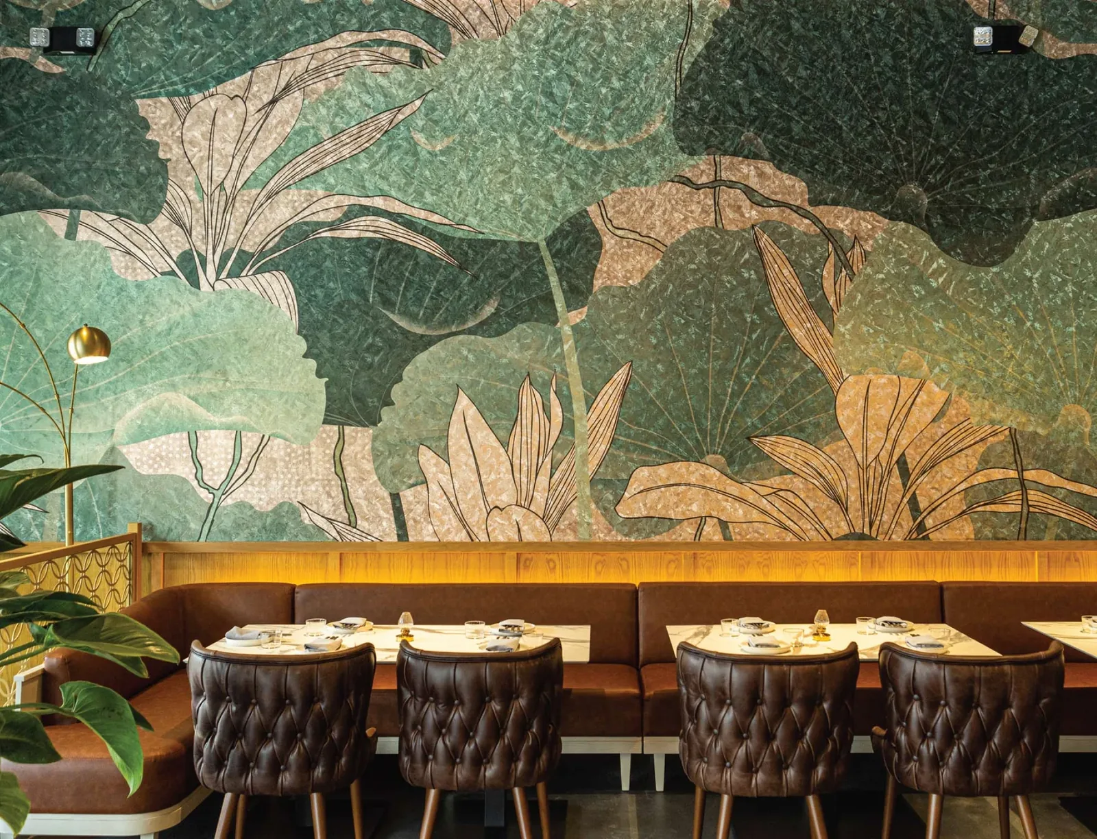 Kingfisher - booths botanical mural