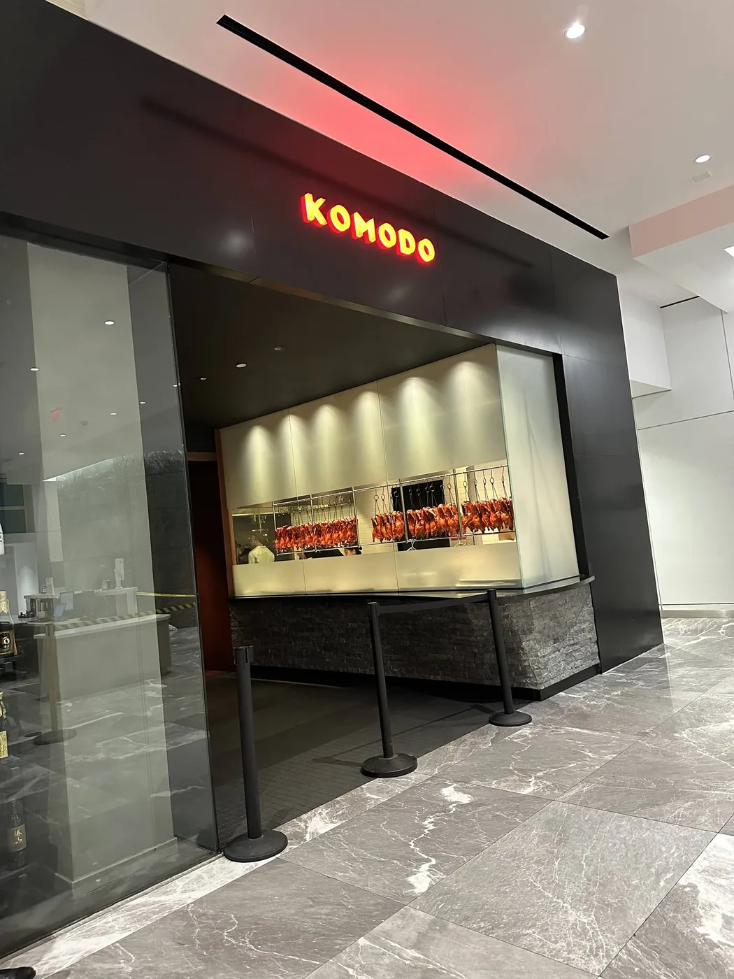 Komodo - exterior signage