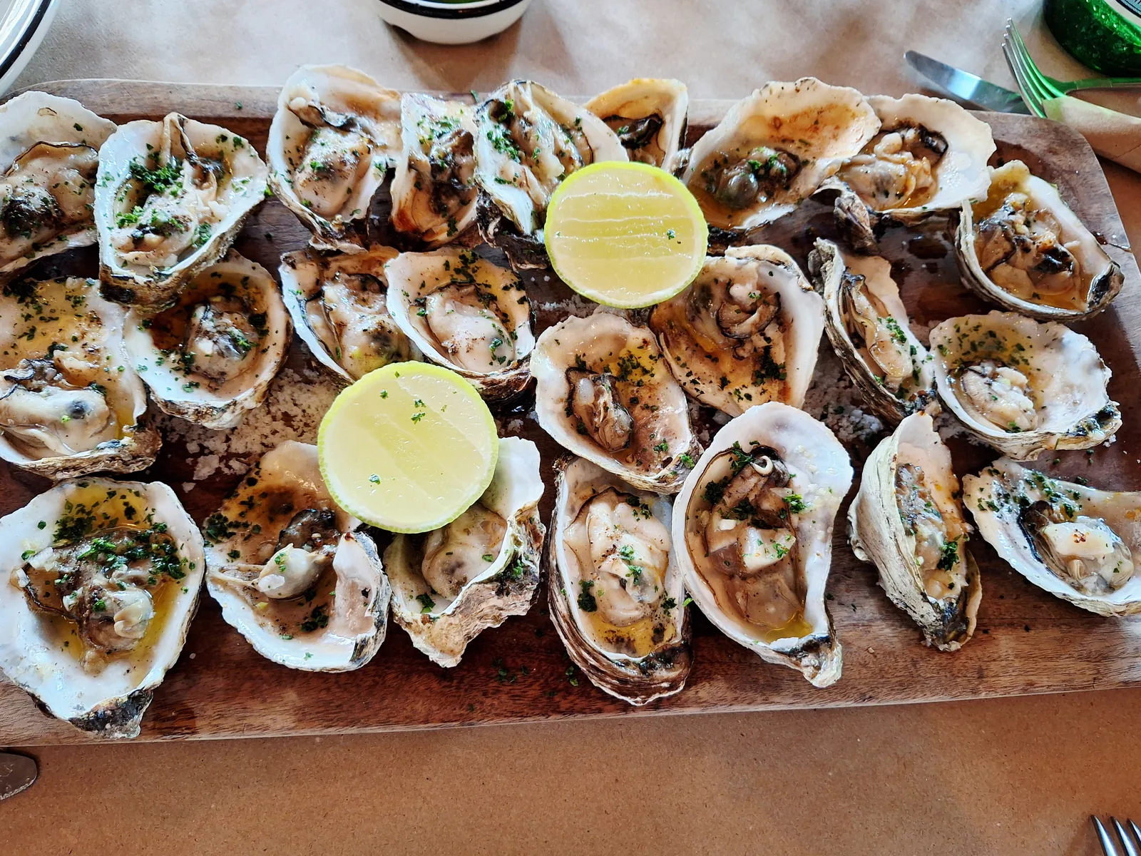 La Docena - dish grilled oysters