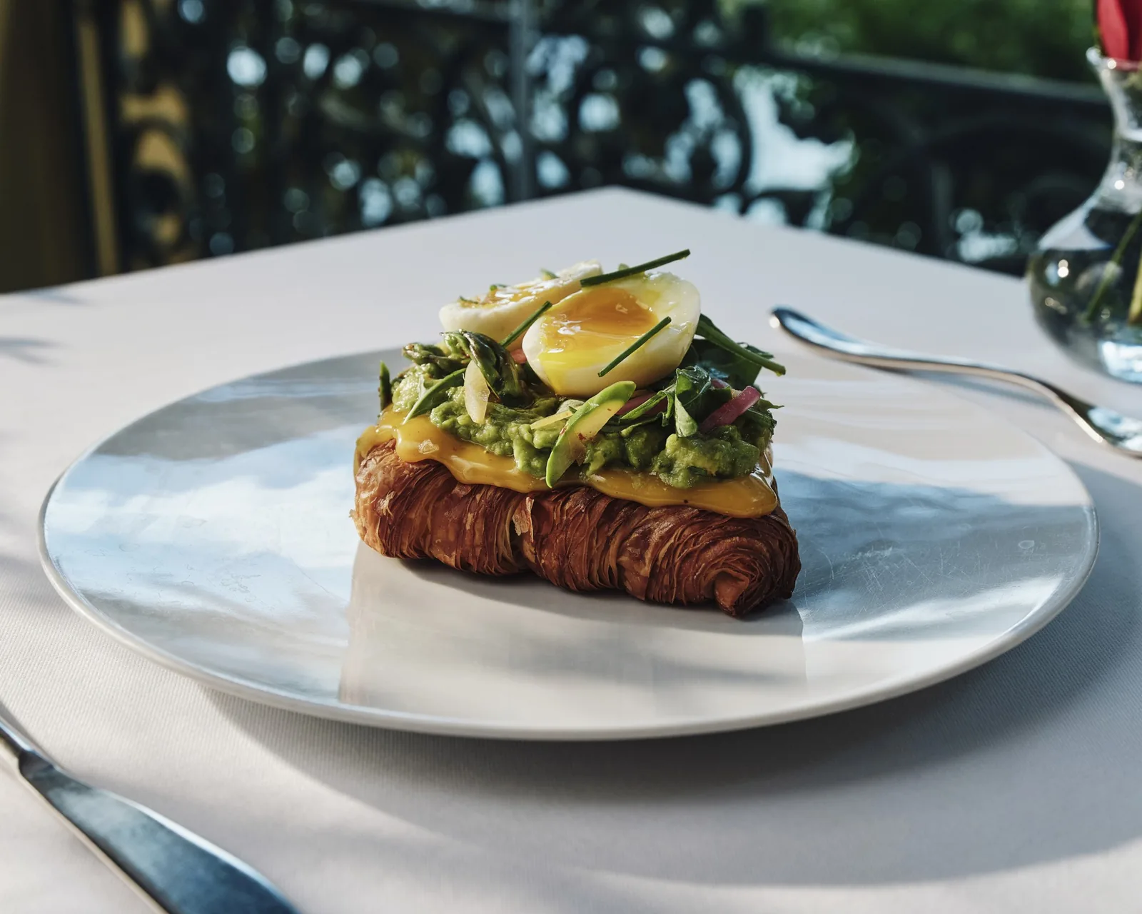 LAGO at Bellagio - croissant benedict