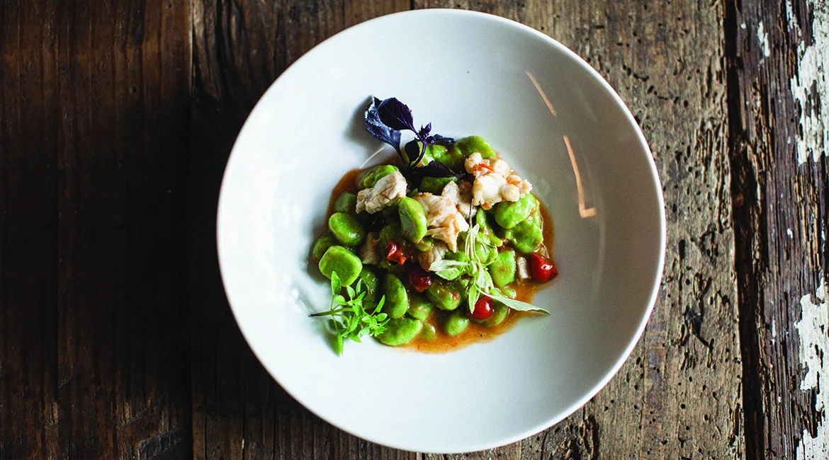 Lardo - seafood salad plate