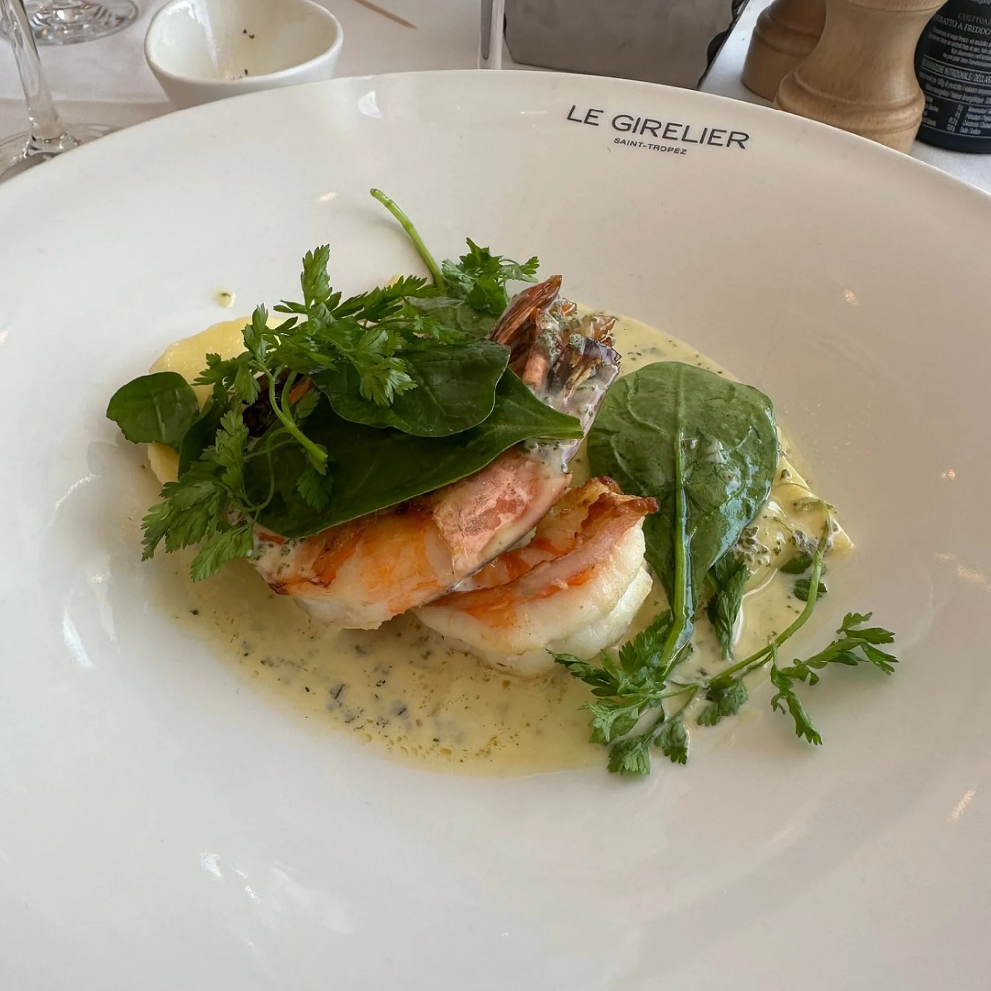 Le Girelier - plated fish course