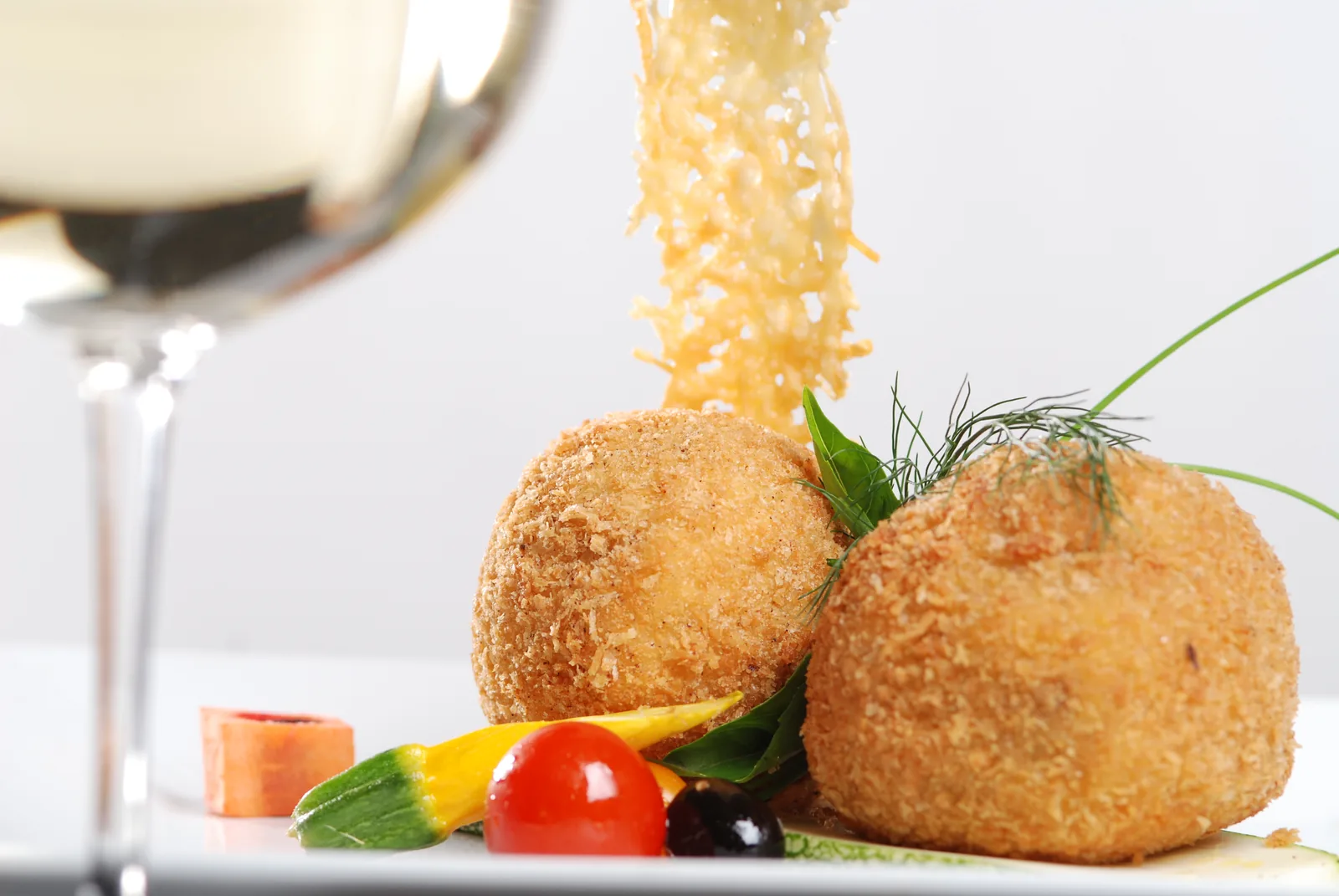 Les Moustaches - cheese croquettes starter