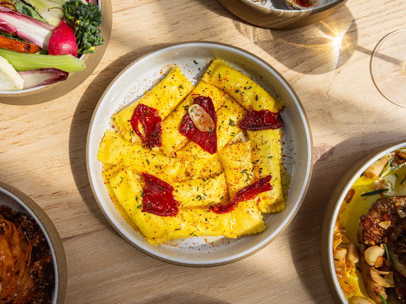 Lilia - agnolotti saffron