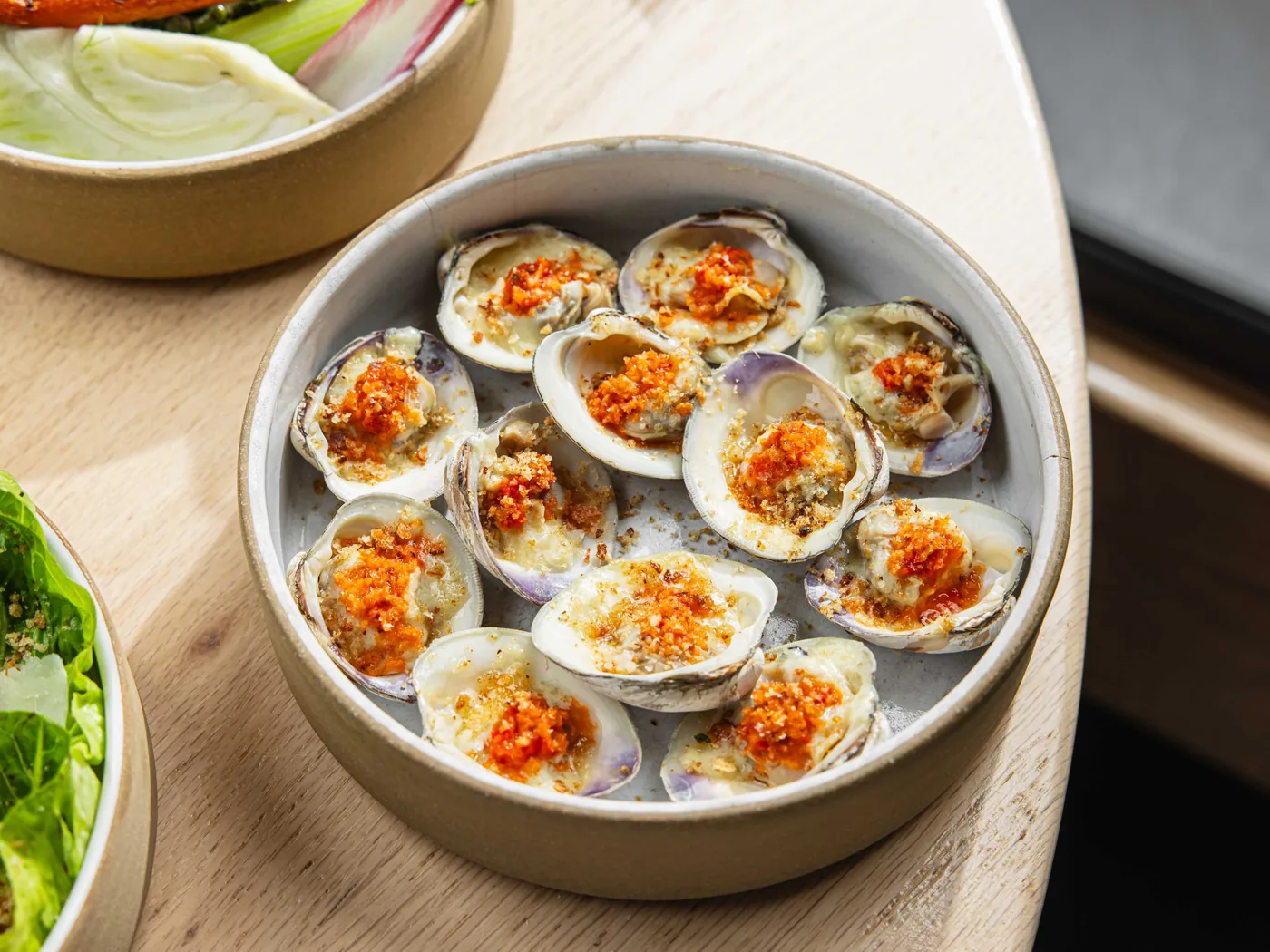 Lilia - grilled clams