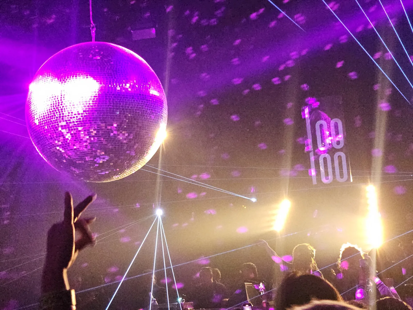 Looloo Studio - mirrorball and packed dance floor
