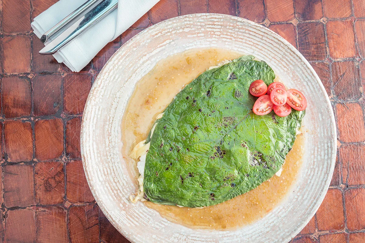 Los Danzantes Coyoacan - nopal dish