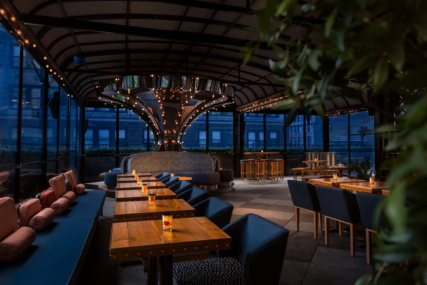 Magic Hour - retractable roof covered terrace