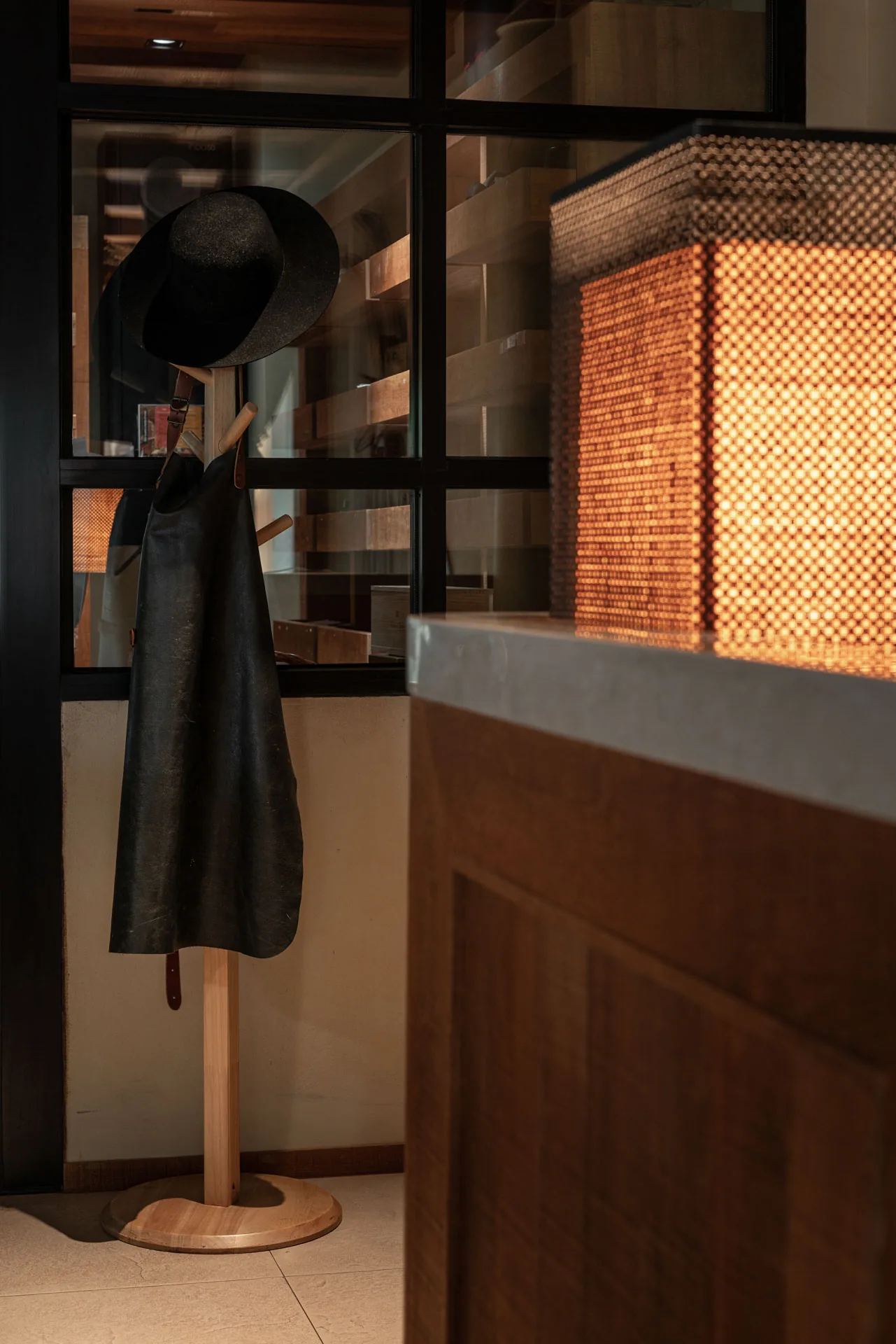 Maison Dunand - warm dining nook