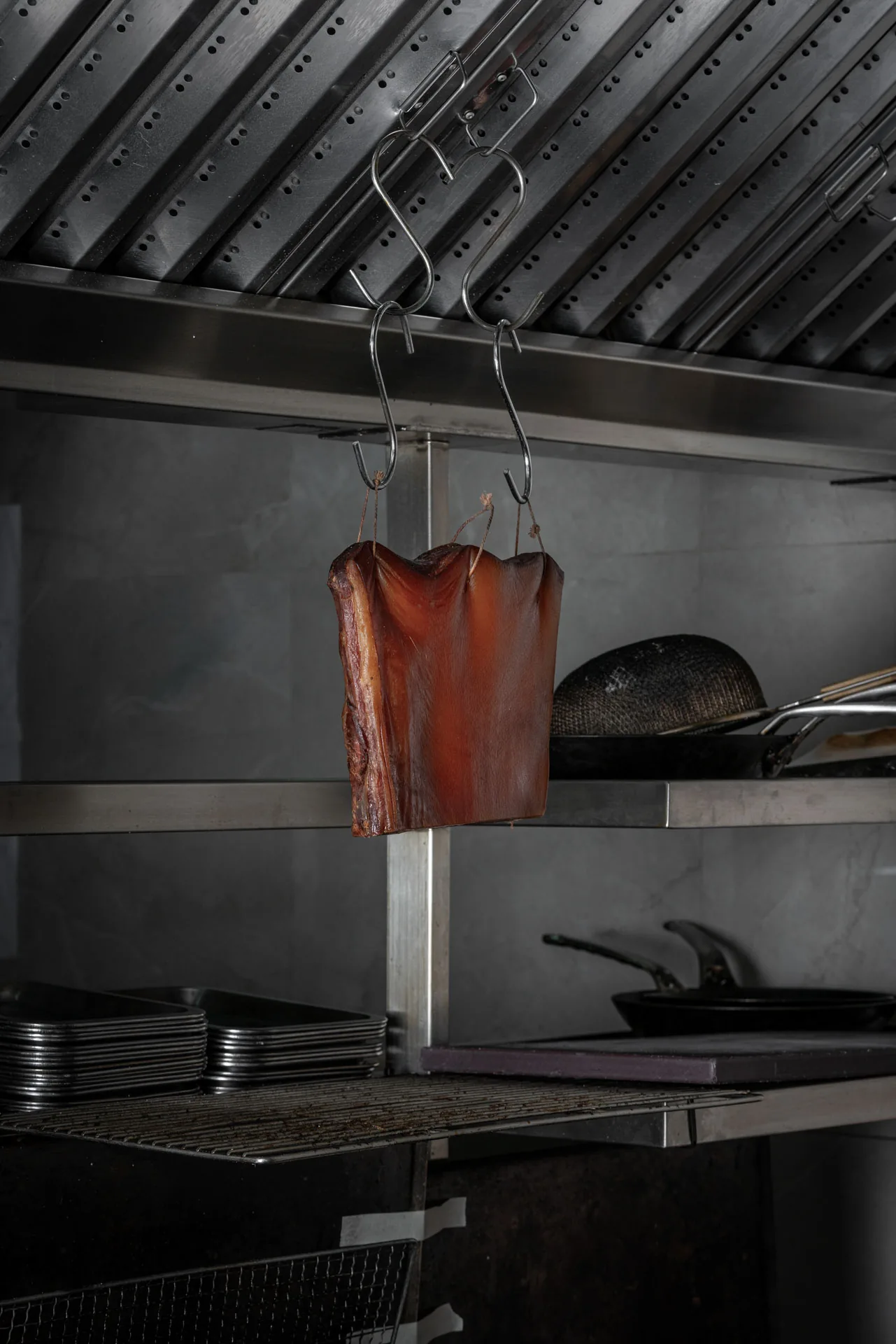 Maison Dunand - wood fire kitchen