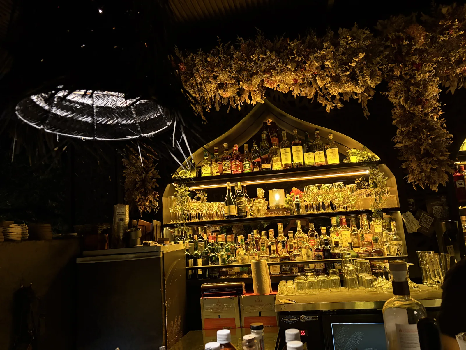 Mamba Negra - back bar bottles