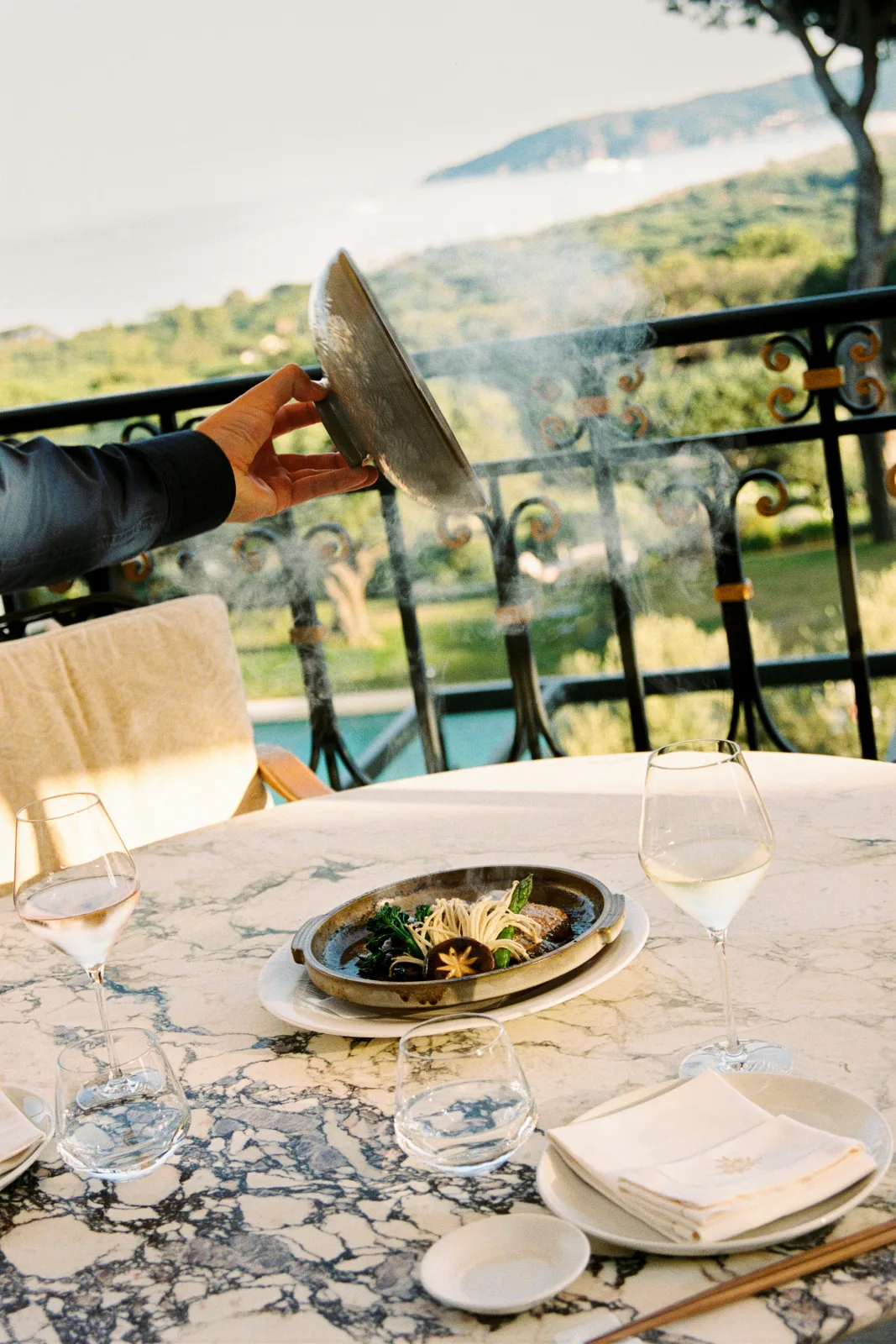 Matsuhisa Saint-Tropez - robata grill dish hillside