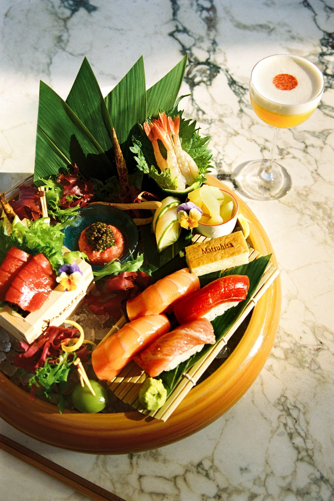 Matsuhisa Saint-Tropez - sushi sashimi platter